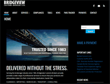 Tablet Screenshot of bridgeviewbrokers.com